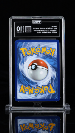 2025 Pokemon Prismatic Evolutions Espeon Master Ball Reverse Holo TAG 10 - Image 2