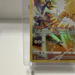 2022 Pokemon SWSH Brilliant Stars Jolteon Trainer Gallery Holo #TG04/TG30 - Image 5