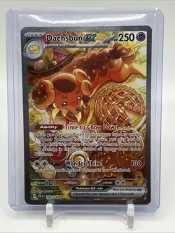 Pokemon: 1x Dachsbun ex - 169/142 - Special Illustration Rare - NM Stellar Crown - Image 1