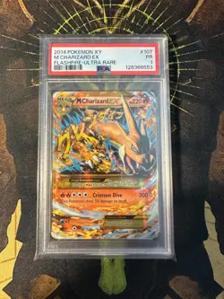 Pokemon M Charizard EX 107/106 Flashfire PSA 1 - Image 1