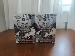 Pokemon TCG Scarlett and Violet White Flare Booster Bundle Factory Sealed LOT 2 - Image 1