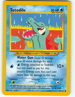 Totodile - 85/105 Neo Destiny - Pokemon TCG - 2002 - Image 1
