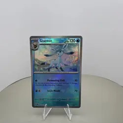 2025 POKEMON EN-PRISMATIC EVOLUTIONS MASTER BALL REVERSE HOLO GLACEON 025/131 - Image 1