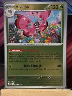 Pokemon - Vivillon 009/088- Perfect Order Reverse Holo - NM - Image 1