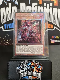 RA05-EN008 Super Quantum Red Layer Platinum Secret Rare 1st Ed YuGiOh - Image 1