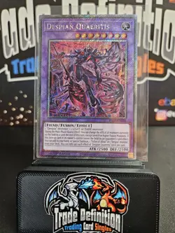 RA05-EN036 Despian Quaeritis Platinum Secret Rare 1st Ed YuGiOh - Image 1