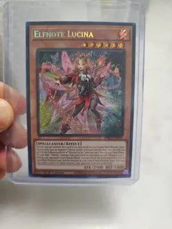 Yugioh! Elfnote Lucina BPRO-EN010 Secret Rare 1st Edition NM - Image 1