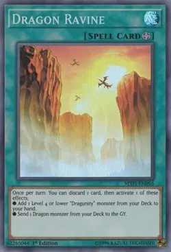 Yugioh - Dragon Ravine (Super Rare) (1st Edition) - MYFI-EN056 (P) - Image 1