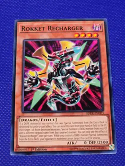 YUGIOH ROKKET RECHARGER SDRR-EN003 COMMON 1ST ED NM -- L44 - Image 2