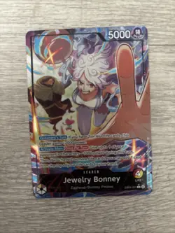 One Piece TCG OP15 -EB04 Jewelry Bonney Leader Alt Art EB04-001 NM - Image 2