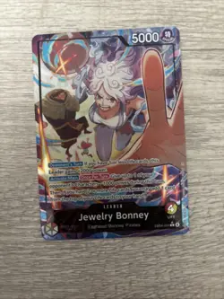 One Piece TCG OP15 -EB04 Jewelry Bonney Leader Alt Art EB04-001 NM - Image 3