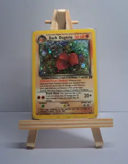 Dark Dugtrio 6/82 Pokemon Card TCG Team Rocket Unlimited Holo (Laminated) - Image 1
