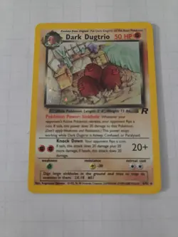 Pokemon Holo Card TCG Dark Dugtrio Team Rocket 23 Regular Unlimited Rare 6/82 - Image 2