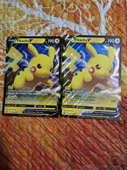 Pikachu V Jumbo Card Large Pokemon Promo Card SWSH061 - Image 3