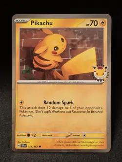 Pokemon Pikachu Promo Holo 051/162 Pokemon Day 2026 - Image 1