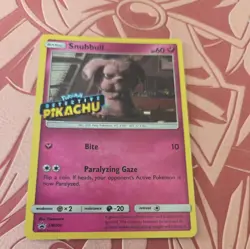 Snubbull - (Detective Pikachu Stamped) SM200 Sm Holo Pokemon TCG - NM/LP - Image 1