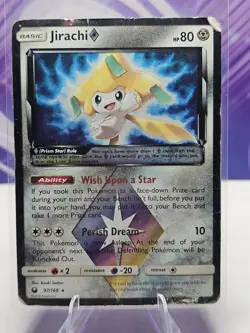 Pokemon TCG Jirachi Prism Celestial Storm 97/168 Holo Rare HP DMG - Image 1