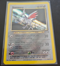 Pokemon TCG Skarmory Neo Genesis Set Rare-Holo #13/111 Very LP - excellent cond. - Image 2