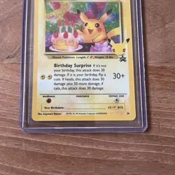 Pokemon TCG Birthday Pikachu – Celebrations 24/25 Holo Classic Collection - Image 2