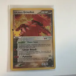 Pokemon: Team Magma’s Groudon Holo 9/95 Near Mint NM/MT Condition Celebrations - Image 1