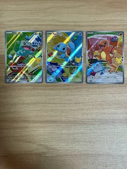 First Partner Illustration Collection Series 1 Kanto GEN 1 Set Pokemon CLEAN🔥 - Image 1