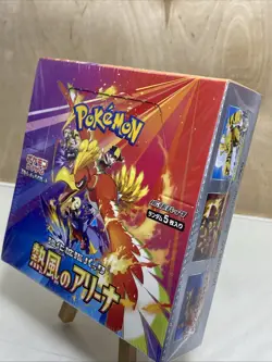 Pokemon TCG: Heat Wave Arena Booster Box Japanese, Sealed Box Shrink - Image 2
