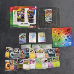 Pokemon 30th Anniversary First Partner Pack Popplio Rowlet Litten Holo Box - Image 2