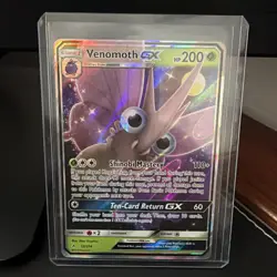Pokemon Venomoth GX 12/214 Sm-Unbroken Bonds Ultra Rare Holo 200 HP - Image 1