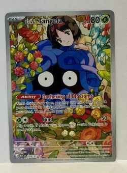 Erika’s Tangela 218/217 Pokemon TCG Ascended Heroes Illustration Rare Full Art - Image 1