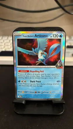 Team Rocket's Articuno 051/182 Rare Destined Rivals Pokemon Holo Lightly Played - Image 1