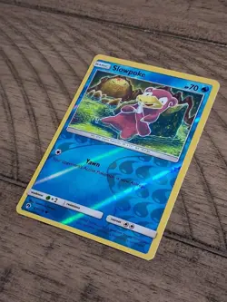 Pokemon TCG: Slowpoke (54/214) - Sun & Moon: Lost Thunder, Reverse Holo NM - Image 2
