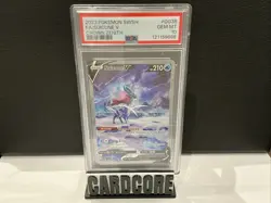 2023 Pokemon SWSH Crown Zenith Suicune v Full Art Gallery #GG38 PSA 10 - Image 1