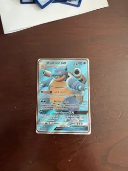 Pokemon TCG Blastoise GX Holo Ultra Rare SM189 Promo Full Art - Image 1