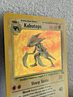 Kabutops Holo Rare 9/62 Fossil Set 1999 WOTC Pokemon TCG Vintage LP - Image 3