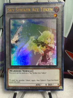 Yugioh Sky Striker Ace Token 1st Edition MAMA-EN013 Ultra Rare - Image 2