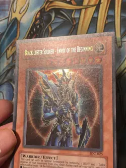 Yugioh Black Luster Soldier - Envoy of the Beginning IOC-025 Ultra Rare Holo NM - Image 3