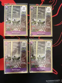 One Piece TCG Mamaragan SR Event Card NM X 4 - Image 1