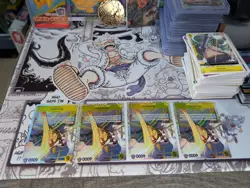 4x Borsalino EB04-058 SR Lot Yellow Blocker NM One Piece TCG Egghead Crisis Navy - Image 3