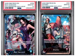 2025 ONE PIECE BOA HANCOCK & SHANKS PSA MAGAZINE EXCLUSIVE SEQUENTIAL PSA 10 - Image 1