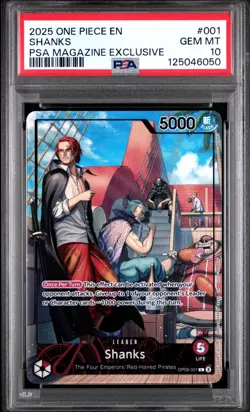2025 ONE PIECE BOA HANCOCK & SHANKS PSA MAGAZINE EXCLUSIVE SEQUENTIAL PSA 10 - Image 3