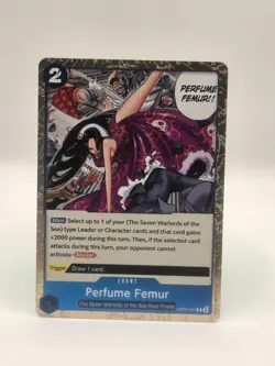 One Piece Perfume Femur (OP07-057/201) OP07 500 Years in the Future NM FOIL - Image 1