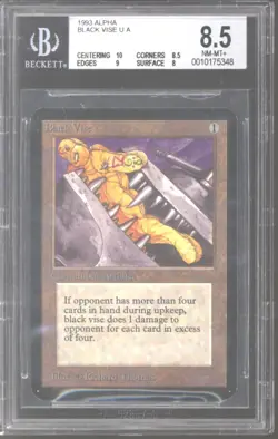 Magic MTG Alpha Black Vise BGS 8.5 (10, 8.5, 9, 8) NEAR MINT NM - Image 1