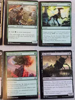 Magic The Gathering MISPRINT LOT, many cards from same box MISCUT MTG cards - Image 2