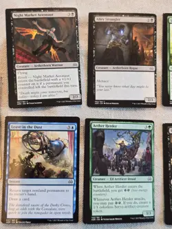 Magic The Gathering MISPRINT LOT, many cards from same box MISCUT MTG cards - Image 4