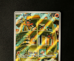 Pokemon Card TCG - Litten 167/162 - Temporal Forces - Illustration Rare - NM ⭐ - Image 2