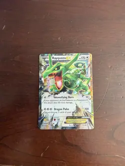 Pokemon TCG Rayquaza EX Roaring Skies Holo Ultra Rare Card 75/108 - Image 1