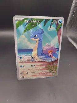 Pokemon TCG Destined Rivals Misty's Lapras Card 194/182 Full Art Near Mint - Image 2