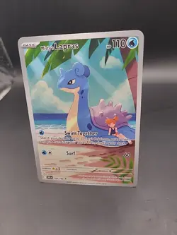 Pokemon TCG Destined Rivals Misty's Lapras Card 194/182 Full Art Near Mint - Image 3