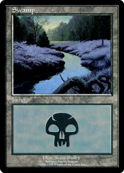 Magic MTG - Swamp - Euro Lands - MINT/NMINT - EN - Image 1