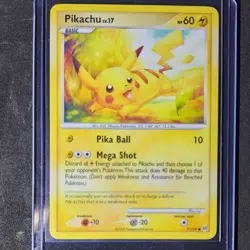 Pokemon TCG Pikachu Lv.17 Basic 60 HP 71/99 2009 Regular Pokemon Trading Card - Image 1